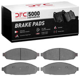 Dynamic Friction 2003-2011 Ford Crown Victoria Front 5000 Advanced Semi Metallic Brake Pads by Dynamic Friction Company 1552-0931-00