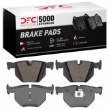 Dynamic Friction 2007-2014 BMW X5 Rear 5000 Advanced Low Metallic Brake Pads by Dynamic Friction Company 1552-1042-00