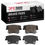 Dynamic Friction 2005-2018 Chrysler 300 Rear 5000 Advanced Semi Metallic Brake Pads by Dynamic Friction Company 1552-1057-00