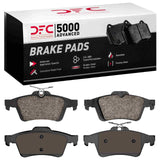 Dynamic Friction 2003-2018 Chevrolet Cobalt Rear 5000 Advanced Low Metallic Brake Pads by Dynamic Friction Company 1552-1095-00