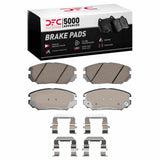 Dynamic Friction 2011-2020 Chevrolet Impala Front 5000 Advanced Ceramic Brake Pads and Hardware Kit by Dynamic Friction Company 1552-1125-02