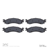 Dynamic Friction 2010-2012 Ford Taurus SHO Front 5000 Advanced Low Metallic Brake Pads by Dynamic Friction Company 1552-1158-00
