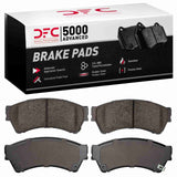 Dynamic Friction 2006-2012 Ford Fusion Front 5000 Advanced Ceramic Brake Pads by Dynamic Friction Company 1552-1164-00