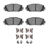 Dynamic Friction 2012-2019 Scion IQ Front 5000 Advanced Ceramic Brake Pads and Hardware Kit by Dynamic Friction Company 1552-1184-01