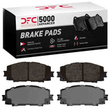 Dynamic Friction 2010-2017 Lexus CT200H Front 5000 Advanced Ceramic Brake Pads by Dynamic Friction Company 1552-1184-10