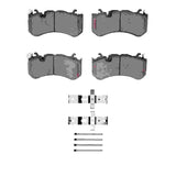 Dynamic Friction 2008-2011 Mercedes-Benz SL600 Front 5000 Advanced Low Metallic Brake Pads and Hardware Kit by Dynamic Friction Company 1552-1291-11