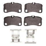 Dynamic Friction 2007-2013 Porsche 911 Rear 5000 Advanced Low Metallic Brake Pads and Hardware Kit by Dynamic Friction Company 1552-1300-01