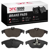 Dynamic Friction 2008-2015 Mercedes-Benz C300 Sedan Rear 5000 Advanced Low Metallic Brake Pads by Dynamic Friction Company 1552-1341-00