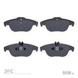 Dynamic Friction 2010-2015 Mercedes-Benz GLK350 Rear 5000 Advanced Low Metallic Brake Pads by Dynamic Friction Company 1552-1341-10