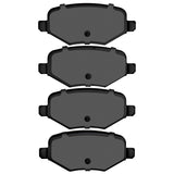 Dynamic Friction 2009-2019 Ford Taurus (Excl SHO) Rear 5000 Advanced Ceramic Brake Pads by Dynamic Friction Company 1552-1377-00