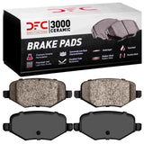 Dynamic Friction 2009-2019 Ford Taurus (Excl SHO) Rear 5000 Advanced Ceramic Brake Pads by Dynamic Friction Company 1552-1377-00