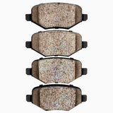 Dynamic Friction 2009-2019 Ford Taurus (Excl SHO) Rear 5000 Advanced Ceramic Brake Pads by Dynamic Friction Company 1552-1377-00