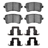 Dynamic Friction 2012-2017 Audi A4 (USA/Canada) Rear 5000 Advanced Ceramic Brake Pads and Hardware Kit by Dynamic Friction Company 1552-1386-01