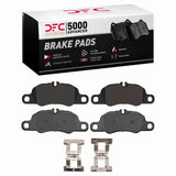 Dynamic Friction 2013-2023 Porsche Boxster Front 5000 Advanced Low Metallic Brake Pads and Hardware Kit by Dynamic Friction Company 1552-1389-01