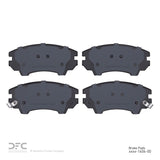 Dynamic Friction 2011-2017 Chevrolet Caprice Front 5000 Advanced Low Metallic Brake Pads by Dynamic Friction Company 1552-1404-00