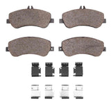 Dynamic Friction 2009-2015 Mercedes-Benz GLK350 Front 5000 Advanced Low Metallic Brake Pads and Hardware Kit by Dynamic Friction Company 1552-1406-01