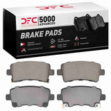 Dynamic Friction 2011-2013 Buick Regal Rear 5000 Advanced Low Metallic Brake Pads by Dynamic Friction Company 1552-1430-00
