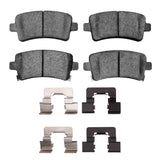 Dynamic Friction 2011-2011 Saab 9-5 Rear 5000 Advanced Low Metallic Brake Pads and Hardware Kit by Dynamic Friction Company 1552-1430-02