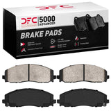 Dynamic Friction 2018-2025 Jeep Wrangler Front 5000 Advanced Ceramic Brake Pads by Dynamic Friction Company 1552-1589-00