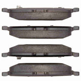 Dynamic Friction 2013-2019 Ford Explorer Rear 5000 Advanced Semi Metallic Brake Pads by Dynamic Friction Company 1552-1612-00