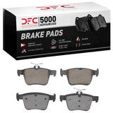 Dynamic Friction 2017-2019 Volkswagen E-Golf Rear 5000 Advanced Low Metallic Brake Pads by Dynamic Friction Company 1552-1761-00