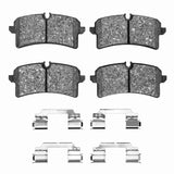 Dynamic Friction 2015-2018 Porsche Macan Rear 5000 Advanced Low Metallic Brake Pads and Hardware Kit by Dynamic Friction Company 1552-1780-01