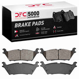 Dynamic Friction 2018-2020 Ford F-150 4WD Rear 5000 Advanced Semi Metallic Brake Pads by Dynamic Friction Company 1552-1790-00