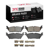 Dynamic Friction 2018-2020 Ford F-150 4WD Rear 5000 Advanced Semi Metallic Brake Pads and Hardware Kit by Dynamic Friction Company 1552-1790-01