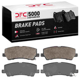Dynamic Friction 2015-2023 Ford Mustang Rear 5000 Advanced Semi Metallic Brake Pads by Dynamic Friction Company 1552-1793-00