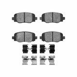 Dynamic Friction 2024-2025 Alfa Romeo Tonale Rear 5000 Advanced Low Metallic Brake Pads and Hardware Kit by Dynamic Friction Company 1552-1809-01