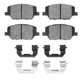 Dynamic Friction 2017-2023 Fiat 500X Front 5000 Advanced Ceramic Brake Pads and Hardware Kit by Dynamic Friction Company 1552-1811-01