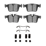 Dynamic Friction 2016-2025 Jaguar F-Pace Rear 5000 Advanced Low Metallic Brake Pads and Hardware Kit by Dynamic Friction Company 1552-1821-01