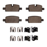 Dynamic Friction 2021-2026 Acura ZDX Rear 5000 Advanced Low Metallic Brake Pads and Hardware Kit by Dynamic Friction Company 1552-2174-01