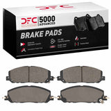 Dynamic Friction 2020-2025 Ford Explorer Front 5000 Advanced Semi Metallic Brake Pads by Dynamic Friction Company 1552-2229-00