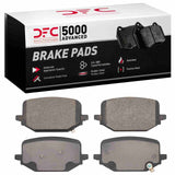 Dynamic Friction 2020-2025 Ford Police Interceptor Utility Rear 5000 Advanced Low Metallic Brake Pads by Dynamic Friction Company 1552-2231-00
