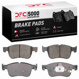 Dynamic Friction 2020-2025 Ford Bronco Sport Front 5000 Advanced Low Metallic Brake Pads by Dynamic Friction Company 1552-2300-00