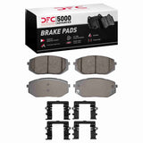 Dynamic Friction 2025-2025 Kia K5 Front 5000 Advanced Low Metallic Brake Pads and Hardware Kit by Dynamic Friction Company 1552-2398-01