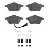 Dynamic Friction 2000-2006 Audi TT Front 5000 Advanced Low Metallic Brake Pads and Hardware Kit by Dynamic Friction Company 1553-0687-11