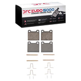 Dynamic Friction 1967-1991 Mercedes-Benz 300SD Rear Euro 5000 Ceramic Brake Pads and Hardware Kit by Dynamic Friction Company 1600-0031-05