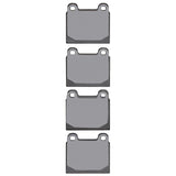 Dynamic Friction 1963-1994 Alfa Romeo Spider Front Euro 5000 Ceramic Brake Pads by Dynamic Friction Company 1600-0045-00