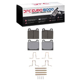 Dynamic Friction 1963-1976 Mercedes-Benz 220B Front Euro 5000 Ceramic Brake Pads and Hardware Kit by Dynamic Friction Company 1600-0045-05