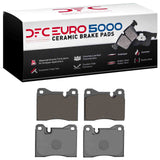 Dynamic Friction 1976-1988 BMW 528i Front Euro 5000 Ceramic Brake Pads by Dynamic Friction Company 1600-0163-00