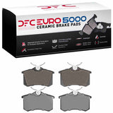 Dynamic Friction 1985-2024 Audi TT Rear Euro 5000 Ceramic Brake Pads by Dynamic Friction Company 1600-0340-00