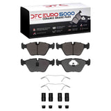 Dynamic Friction 1989-2006 Audi 200 Quattro Front Euro 5000 Ceramic Brake Pads and Hardware Kit by Dynamic Friction Company 1600-0394-11
