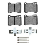Dynamic Friction 1986-1989 Mercedes-Benz 560SL Front Euro 5000 Ceramic Brake Pads and Hardware Kit by Dynamic Friction Company 1600-0424-01