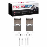 Dynamic Friction 1987-2000 Mercedes-Benz C280 Rear Euro 5000 Ceramic Brake Pads and Hardware Kit by Dynamic Friction Company 1600-0495-02