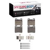 Dynamic Friction 1992-1995 Mercedes-Benz 400E Rear Euro 5000 Ceramic Brake Pads and Hardware Kit by Dynamic Friction Company 1600-0495-03