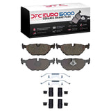 Dynamic Friction 1996-2003 BMW 540i Rear Euro 5000 Ceramic Brake Pads and Hardware Kit by Dynamic Friction Company 1600-0692-11