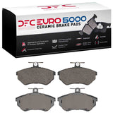 Dynamic Friction 1984-2023 Audi 4000 Quattro Front Euro 5000 Ceramic Brake Pads by Dynamic Friction Company 1600-0696-00