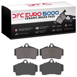 Dynamic Friction 1997-2012 Porsche Boxster Rear Euro 5000 Ceramic Brake Pads by Dynamic Friction Company 1600-0738-00